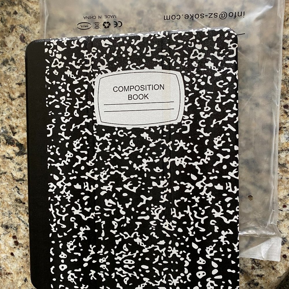 NIPkg Sahara Case - Folio Case for Apple iPad Pro 12.9" (4th Gen 2020) - B&W